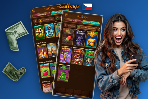 Notifikace o aktualizaci mobilní aplikace AmunRa Casino a sportovní sázky na druhé obrazovce