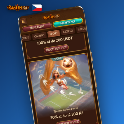 Akumulační boost v AmunRa Casino – stoupající graf s fotbalovým míčem
