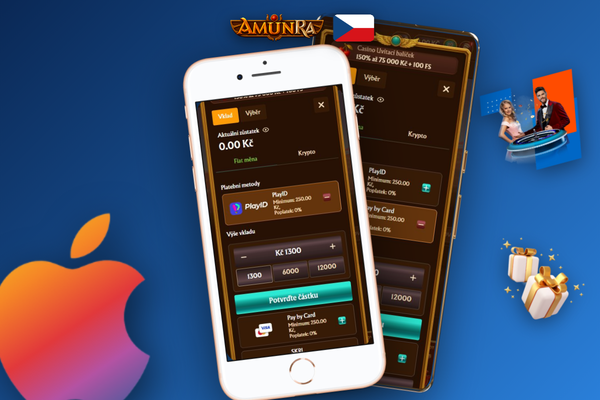 Bezpečný vklad v AmunRa Casino chráněný šifrováním na mobilním zařízení