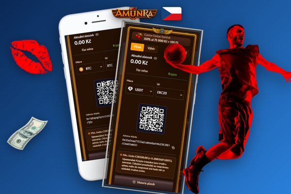 Infografika časové osy výběru v AmunRa Casino od žádosti po připsání na účet