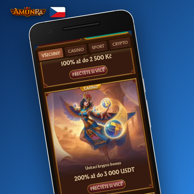 Sázka zdarma v AmunRa Casino – ikona tiketu v zlatém rámu